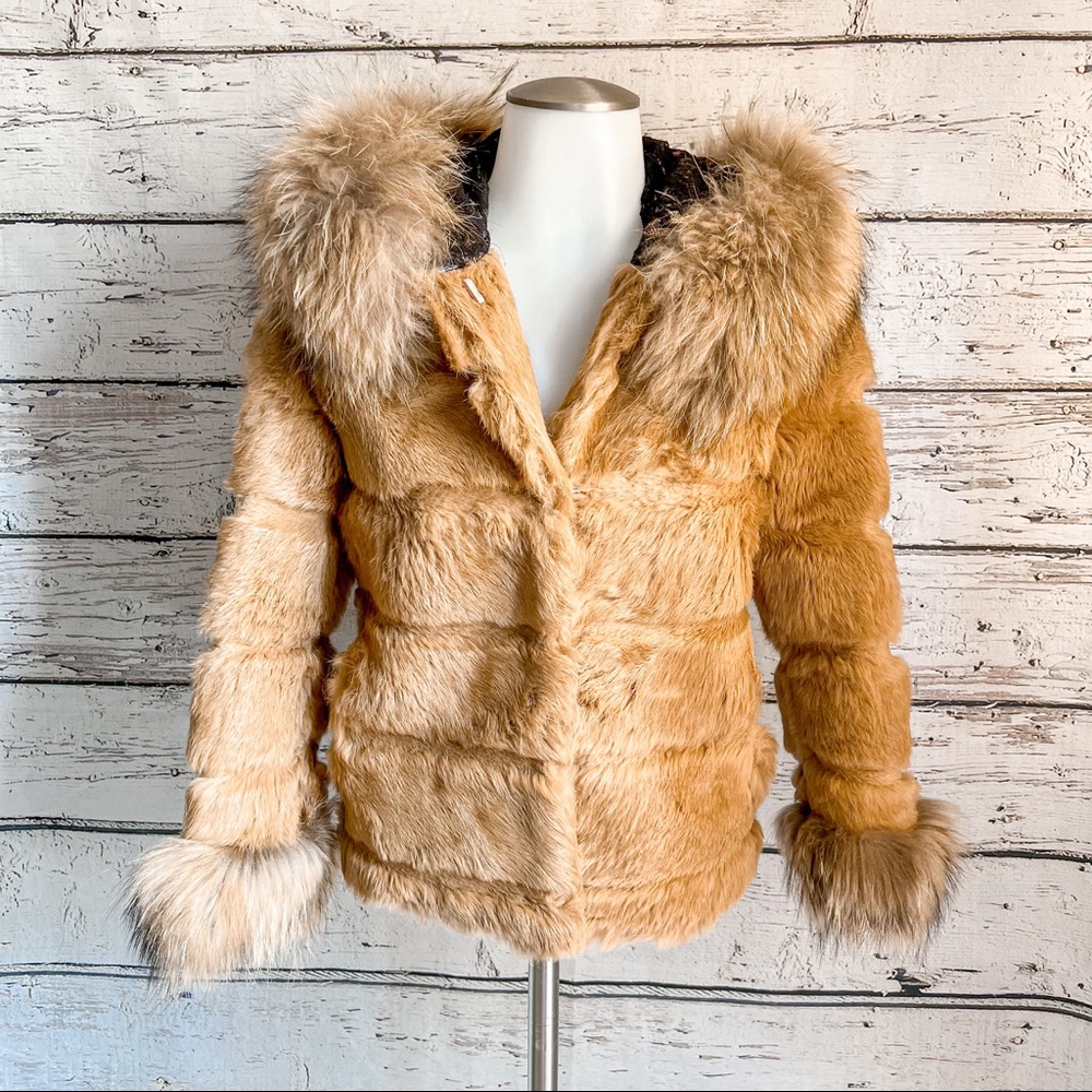 Fur Jacket Racoon and Fox